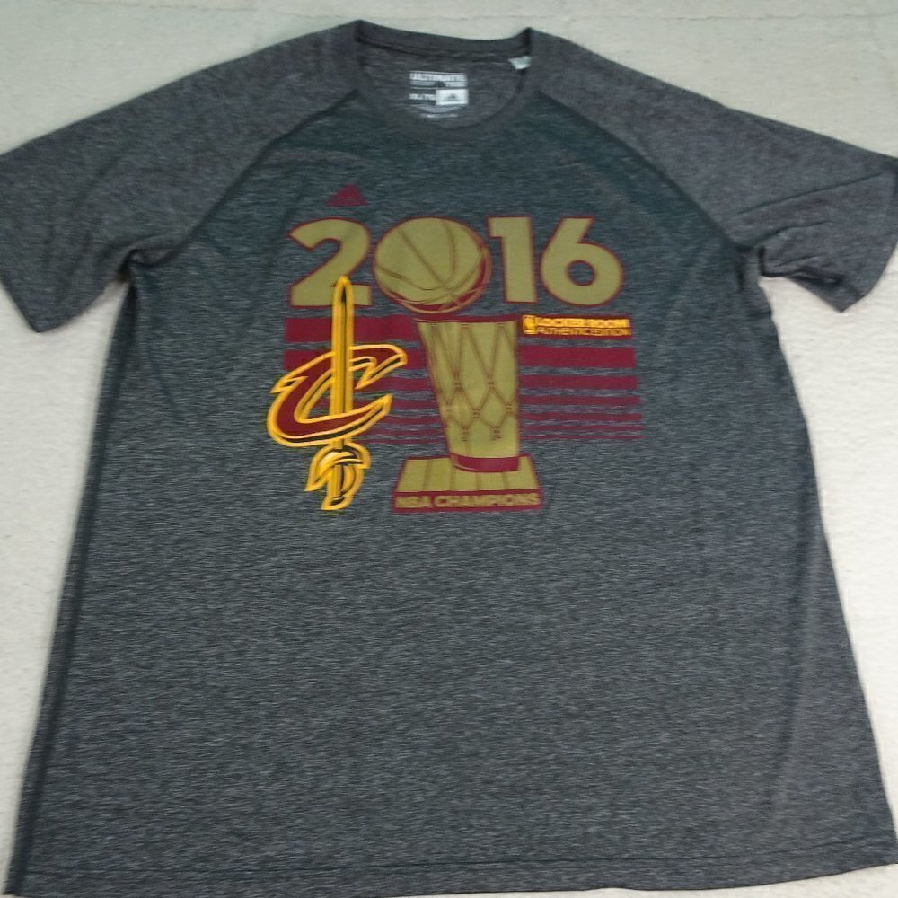 NBA Cleveland Cavaliers Adidas Gray 2016 Champs XL